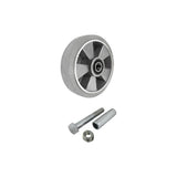 Koło aluminiowo-gumowe 180 mm z zestawem montażowym A51GS