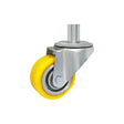 Koło aluminiowo-poliuretanowe 80 mm w obudowie z trzpieniem ø24x35 A5P*24