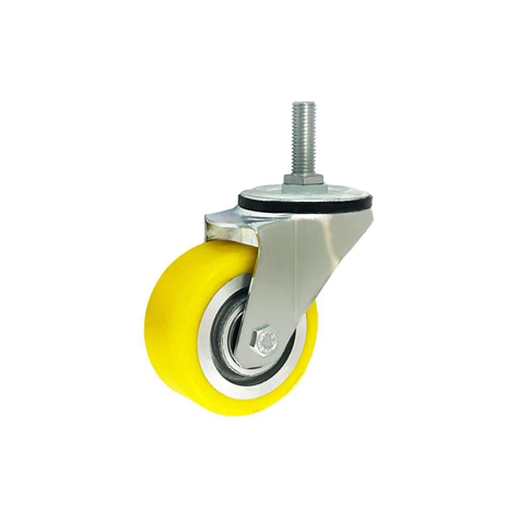Koło aluminiowo-poliuretanowe 80 mm w obudowie z trzpieniem M12x35 A5P*M12