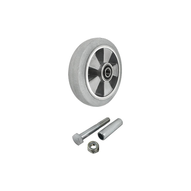 Koło aluminiowo-gumowe 200 mm z zestawem montażowym A61GS