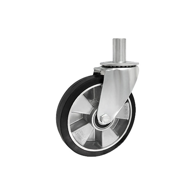 Koło aluminiowo-gumowe 200 mm w obudowie z trzpieniem ø32x56 A64G*32