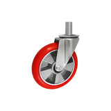 Koło aluminiowo-poliuretanowe 200 mm w obudowie z trzpieniem ø32x56 A64PR*32