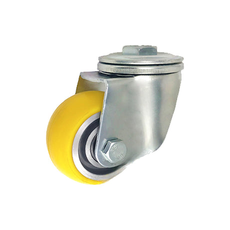 Koło aluminiowo-poliuretanowe 80 mm w obudowie skrętnej z otworem A8PRW