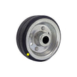 Koło elektrostatyczne metalowo-gumowe 80 mm otwór 12 mm 1-AS