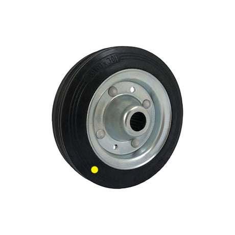 Koło elektrostatyczne metalowo-gumowe 160 mm otwór 20 mm 40-AS