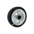 Koło elektrostatyczne metalowo-gumowe 160 mm otwór 20 mm 40N-AS
