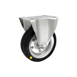 Koło elektrostatyczne metalowo-gumowe 160 mm w obudowie stałej 43N-AS