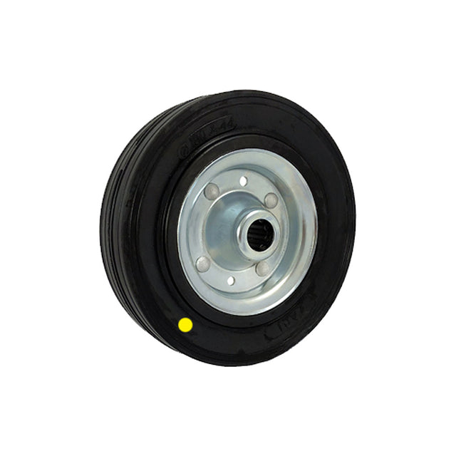 Koło elektrostatyczne metalowo-gumowe 180 mm otwór 20 mm 50-AS