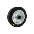 Koło elektrostatyczne metalowo-gumowe 180 mm otwór 20 mm 50N-AS