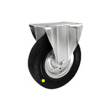 Koło elektrostatyczne metalowo-gumowe 180 mm w obudowie stałej 53-AS