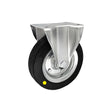 Koło elektrostatyczne metalowo-gumowe 180 mm w obudowie stałej 53N-AS