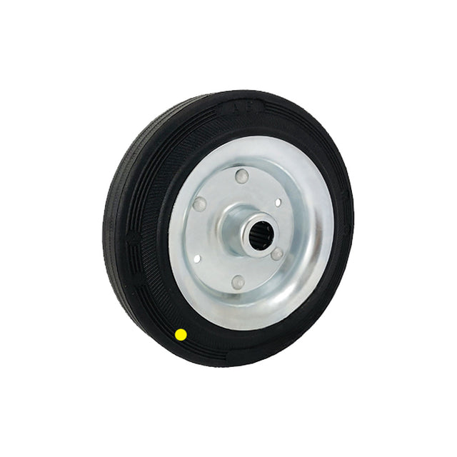 Koło elektrostatyczne metalowo-gumowe 200 mm otwór 20 mm 60-AS