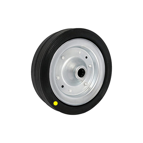 Koło elektrostatyczne metalowo-gumowe 200 mm otwór 20 mm 60F-AS