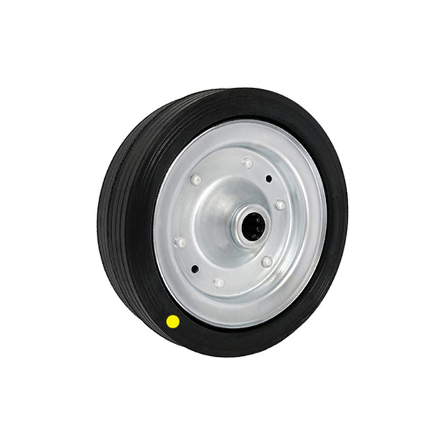 Koło elektrostatyczne metalowo-gumowe 200 mm otwór 20 mm 60F-AS