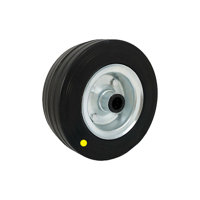 Koło elektrostatyczne metalowo-gumowe 200 mm otwór 25 mm 60NN/25-AS