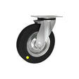 Koło elektrostatyczne metalowo-gumowe 200 mm w obudowie skrętnej 62NW-AS