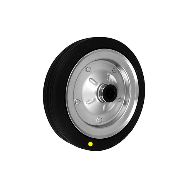 Koło elektrostatyczne metalowo-gumowe 250 mm otwór 25 mm 90/25-AS