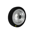 Koło elektrostatyczne metalowo-gumowe 250 mm otwór 20 mm 90Ł-AS