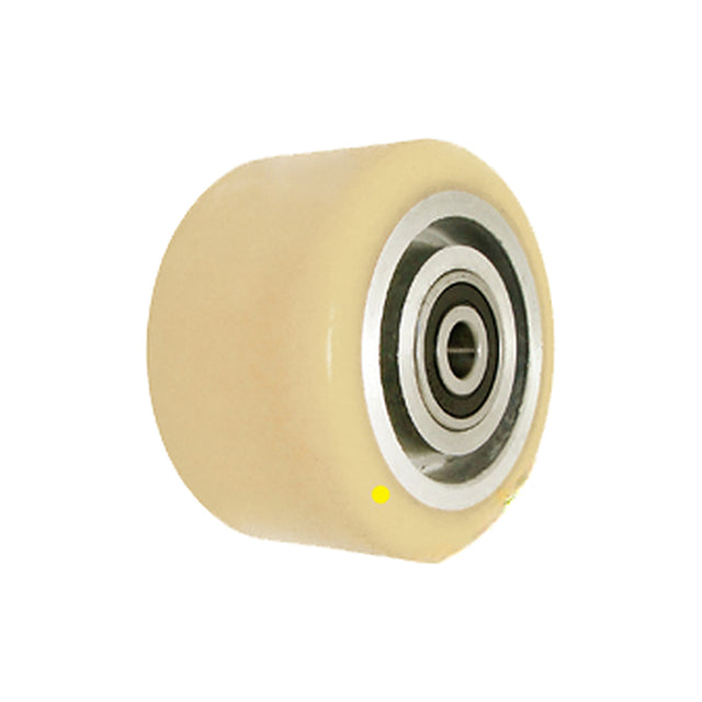 Koło elektrostatyczne aluminiowo-poliuretanowe 80 mm otwór 10 mm A1P-AS