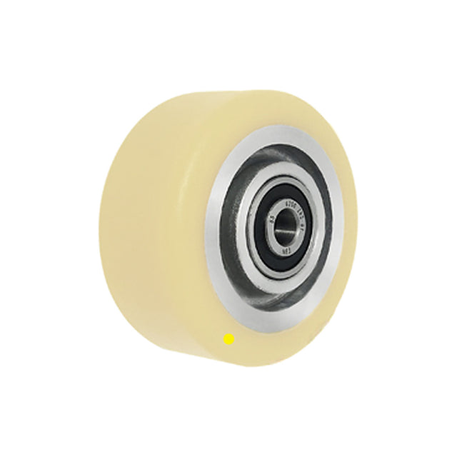 Koło elektrostatyczne aluminiowo-poliuretanowe 80 mm otwór 12 mm A1PL/12-AS