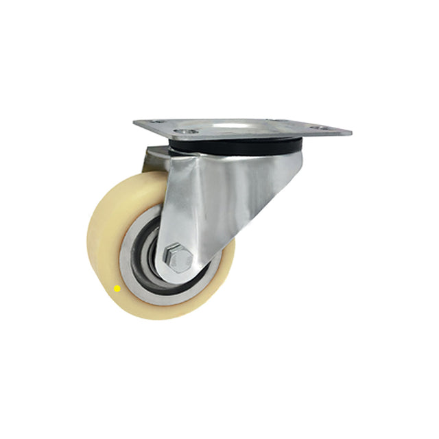Koło elektrostatyczne aluminiowo-poliuretanowe 80 mm w obudowie skrętnej A3P-AS