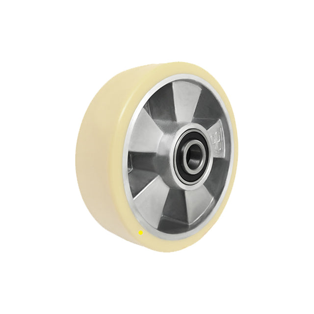 Koło elektrostatyczne aluminiowo-poliuretanowe 160 mm otwór 25 mm A40P/25-AS
