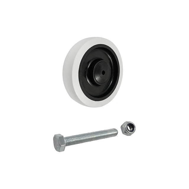 Koło meblowe 125 mm otwór 8 mm M125TŁ