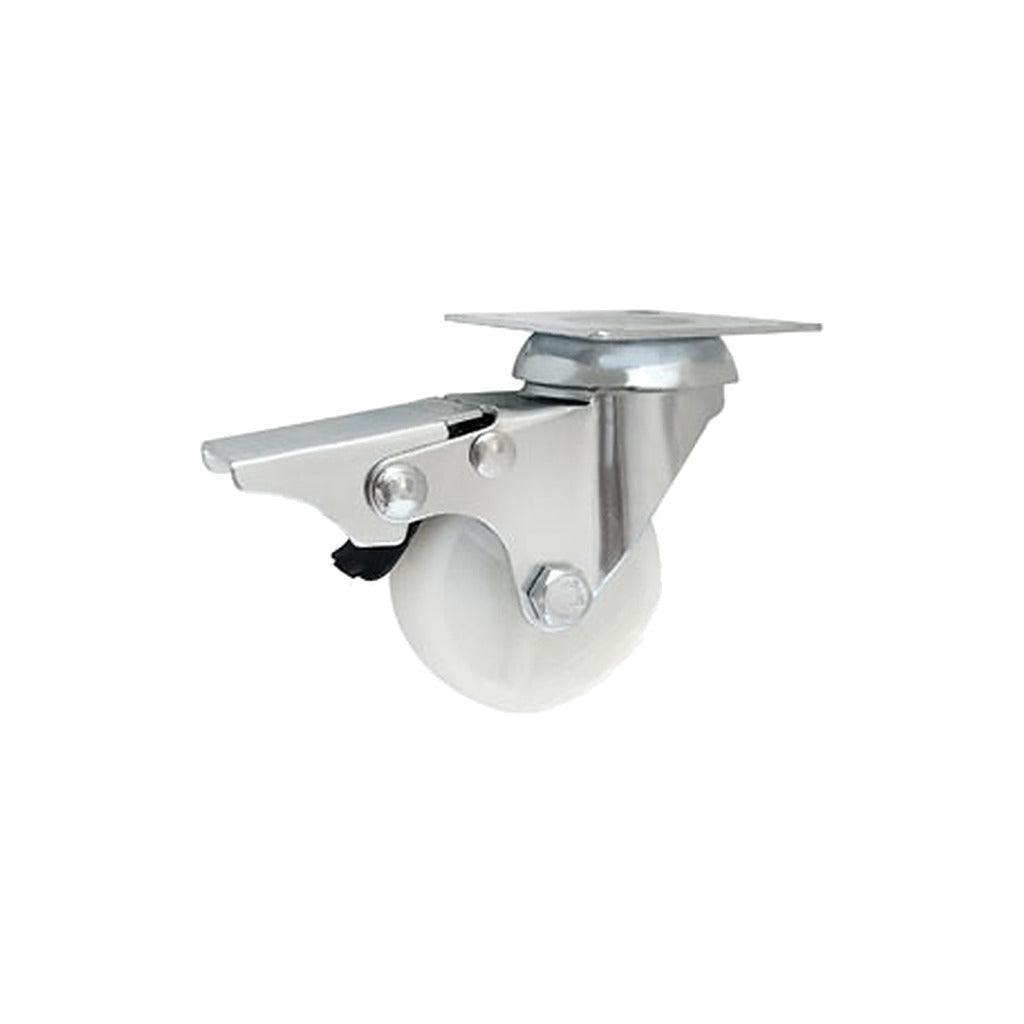 Koło meblowe 50 mm w obudowie skrętnej z hamulcem M52BH