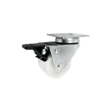 Koło meblowe typu tandem 50 mm w obudowie skrętnej z hamulcem M52BH2