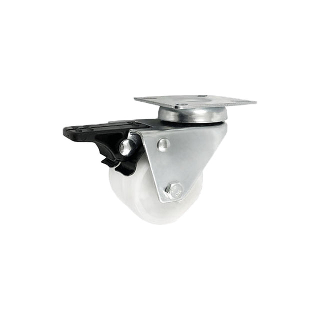 Koło meblowe typu tandem 50 mm w obudowie skrętnej z hamulcem M52BH2