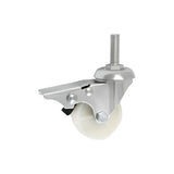 Koło meblowe 50 mm w obudowie z trzpieniem M10x30 i hamulcem M54BH*M10