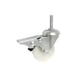 Koło meblowe 50 mm w obudowie z trzpieniem M8x30 i hamulcem M54BH*M8