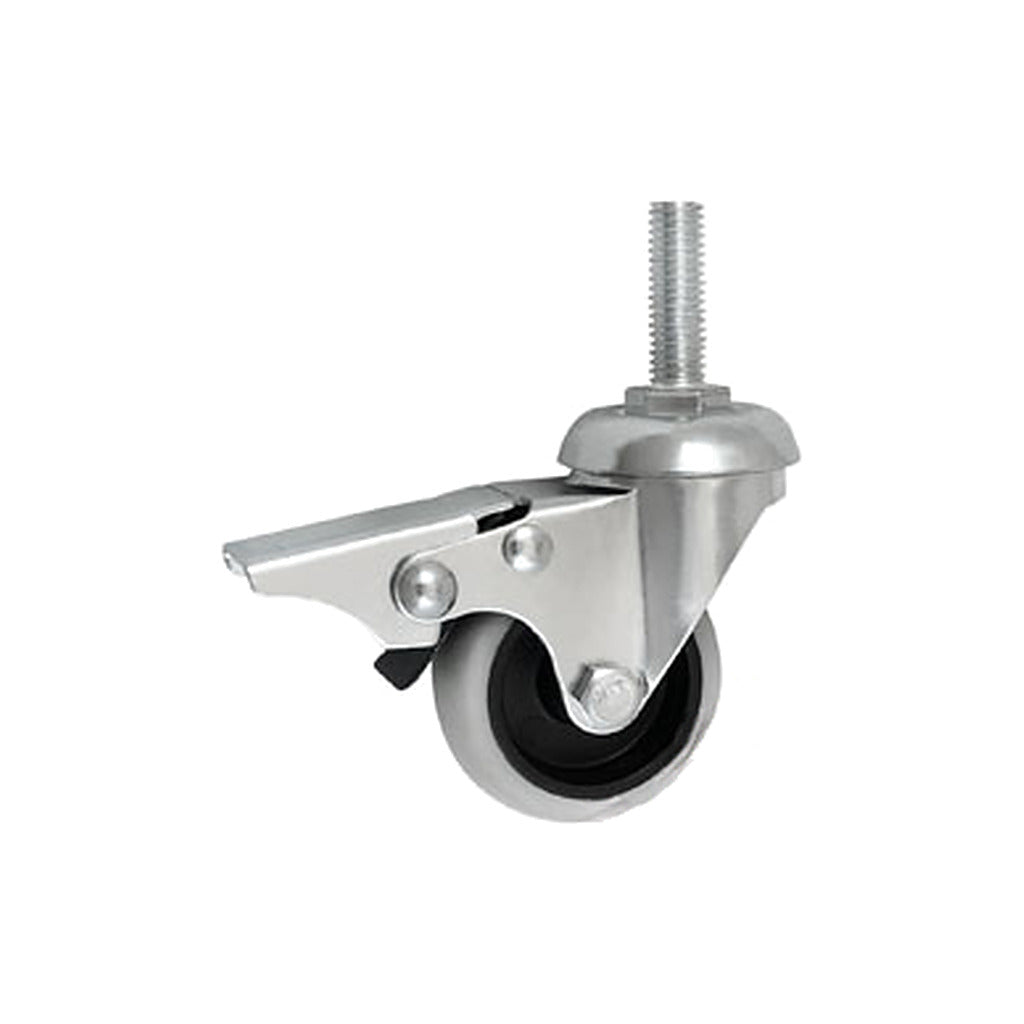 Koło meblowe 50 mm w obudowie z trzpieniem M10x30 i hamulcem M54TH*M10