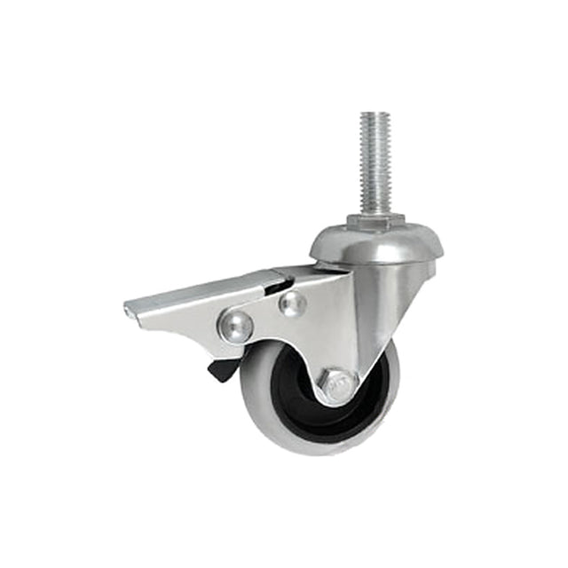 Koło meblowe 50 mm w obudowie z trzpieniem M10x30 i hamulcem M54TH*M10