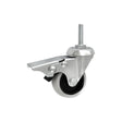 Koło meblowe 50 mm w obudowie z trzpieniem M8x30 i hamulcem M54TH*M8