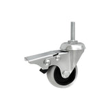 Koło meblowe 50 mm w obudowie z trzpieniem M8x30 i hamulcem M54TH*M8