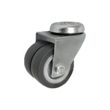 Koło meblowe typu tandem 50 mm w obudowie skrętnej z otworem M57T2