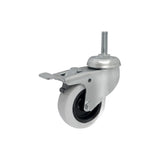 Koło meblowe 64 mm w obudowie z trzpieniem M10x30 i hamulcem M64TH*M10
