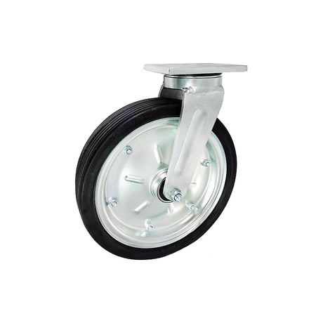Koło metalowo-gumowe 300 mm w obudowie skrętnej 1002MŁD