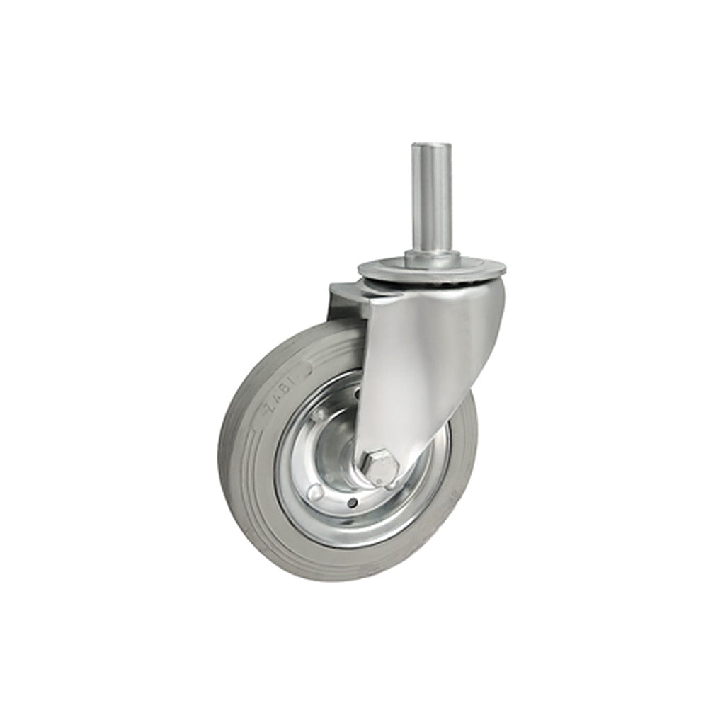 Koło metalowo-gumowe 160 mm w obudowie z trzpieniem ø28x65 44S*28