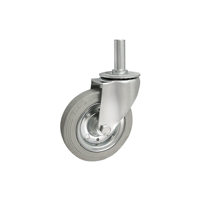 Koło metalowo-gumowe 160 mm w obudowie z trzpieniem ø28x65 44S*28