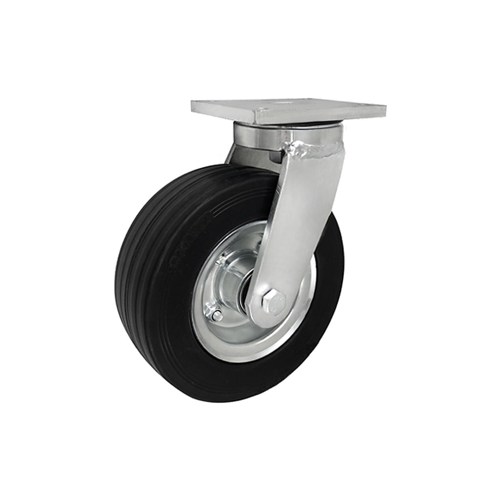 Koło metalowo-gumowe 200 mm w obudowie skrętnej 62NNŁD