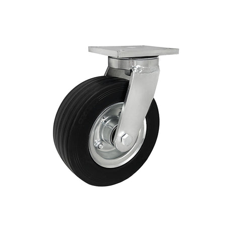 Koło metalowo-gumowe 200 mm w obudowie skrętnej 62NNŁD