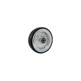 Koło transportowe fi 225mm metalowo gumowe łożysko kulkowe otwór 20mm - 80Ł