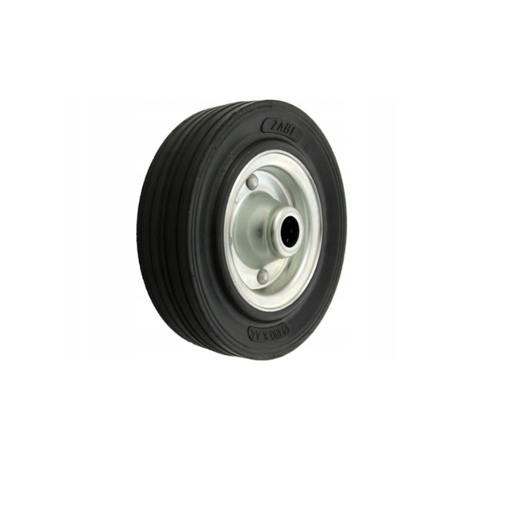 Koło transportowe fi 180mm metalowo gumowe łożysko wałeczkowe otwór 20mm - 50