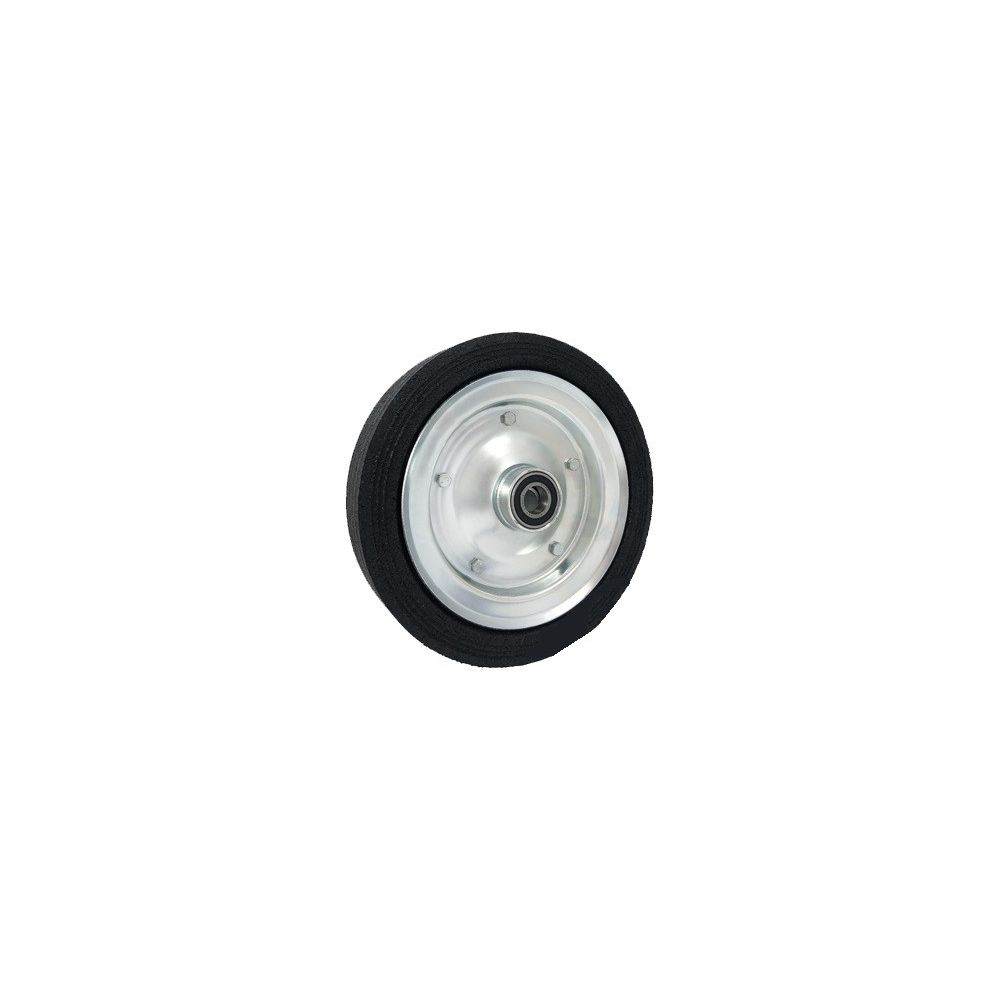 Koło transportowe fi 300mm metalowo gumowe łożysko kulkowe otwór 20mm - 90Ł