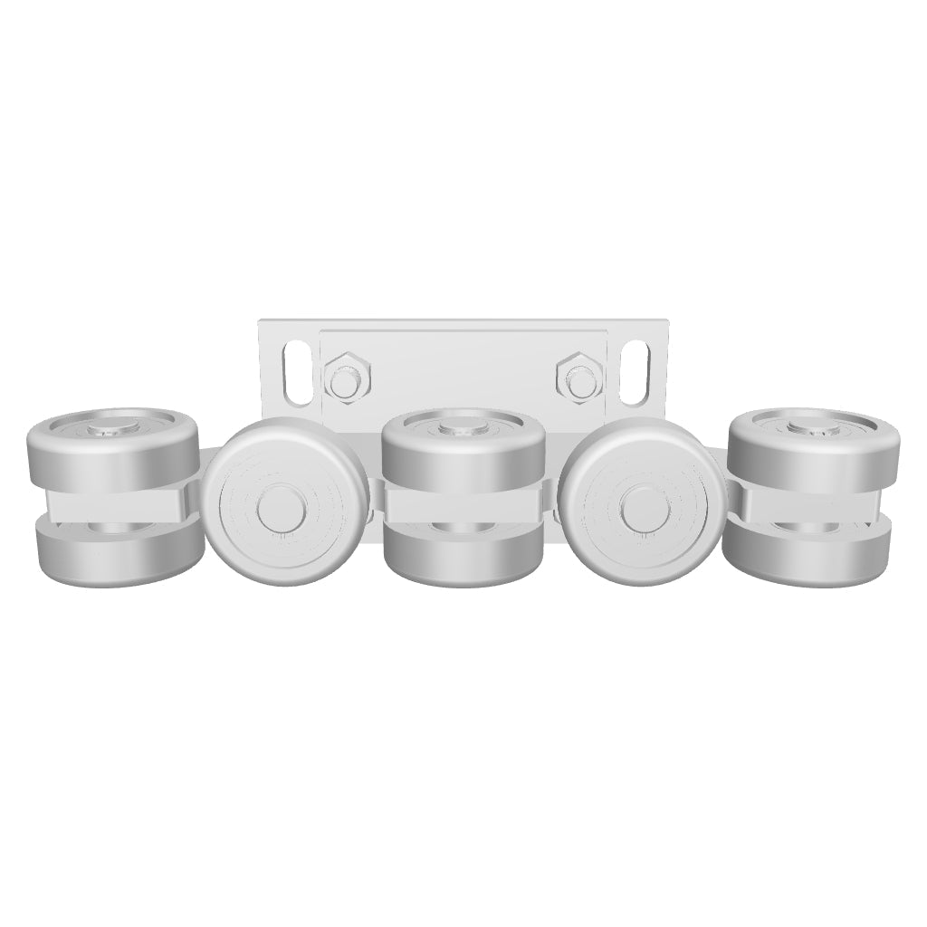 Wózki do bramy przesuwnej 8 rolkowy wózki (PROFIL 80x80x5mm) - WR-8MM-80
