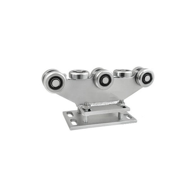 Wózek do bramy - 8 rolkowy, stały (PROFIL 70x70x4mm) - R-8MM-70