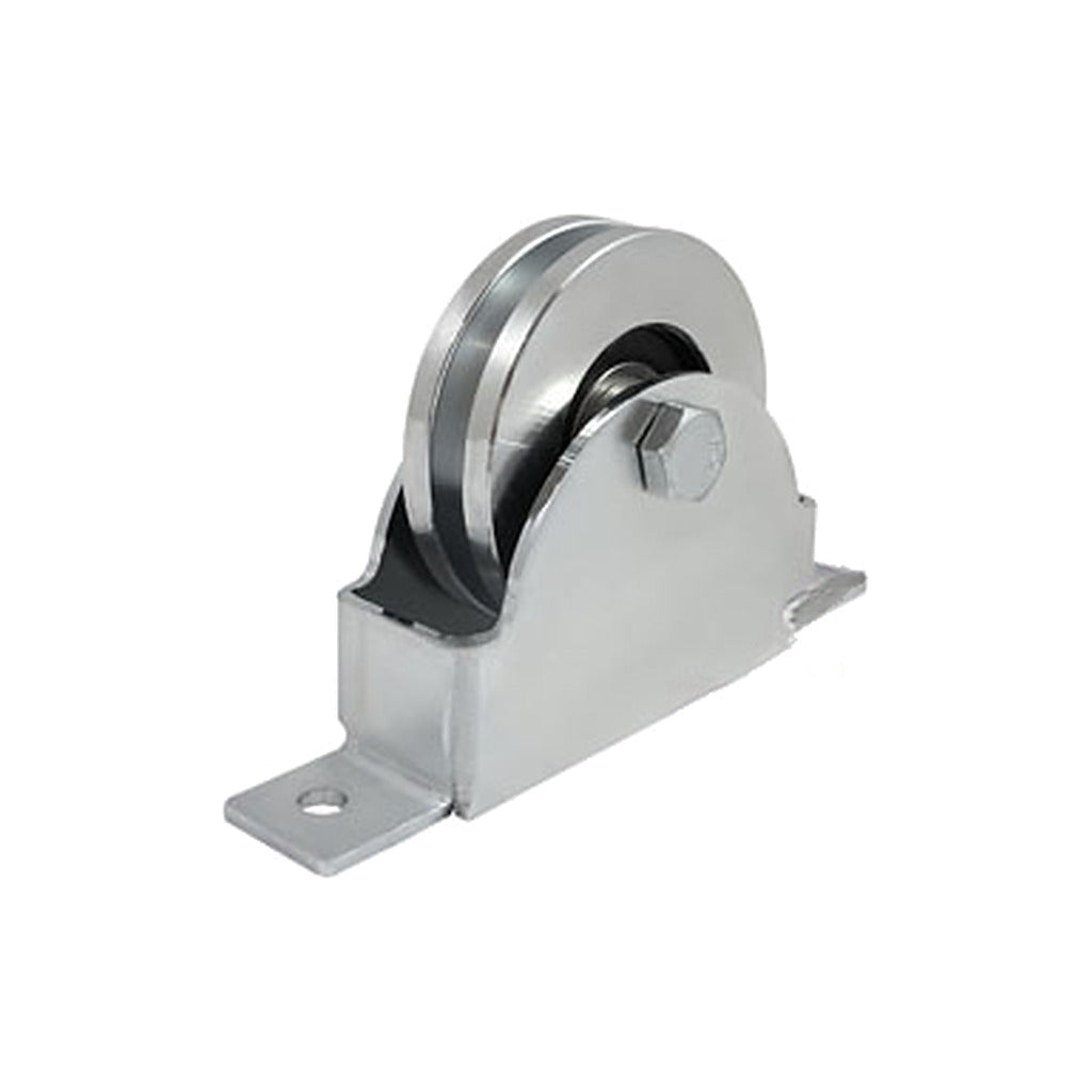 Rolka metalowa 79 mm do bramy na płaskownik RJPO-79-22