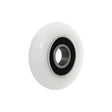 Rolka poliamidowa zaokrąglona 46 mm z łożyskiem RC-46-12/10